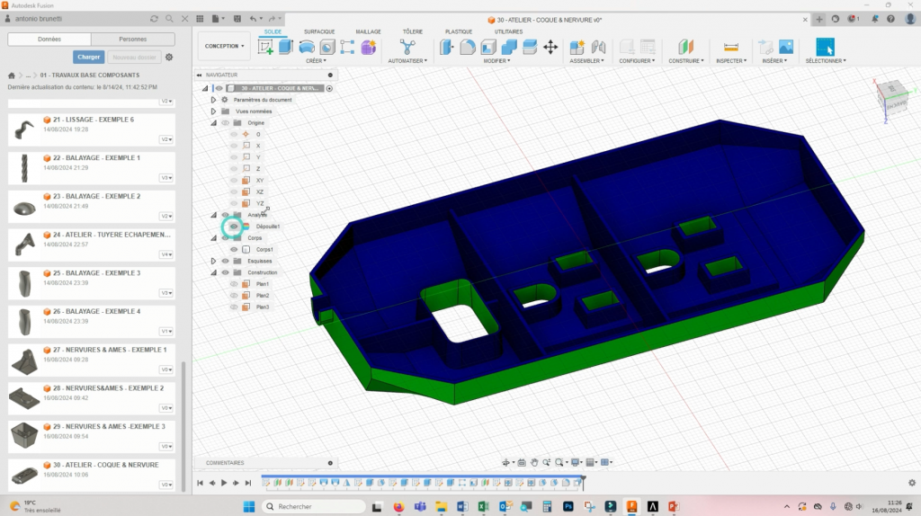 Illustration de la formation Autodesk fusion 360