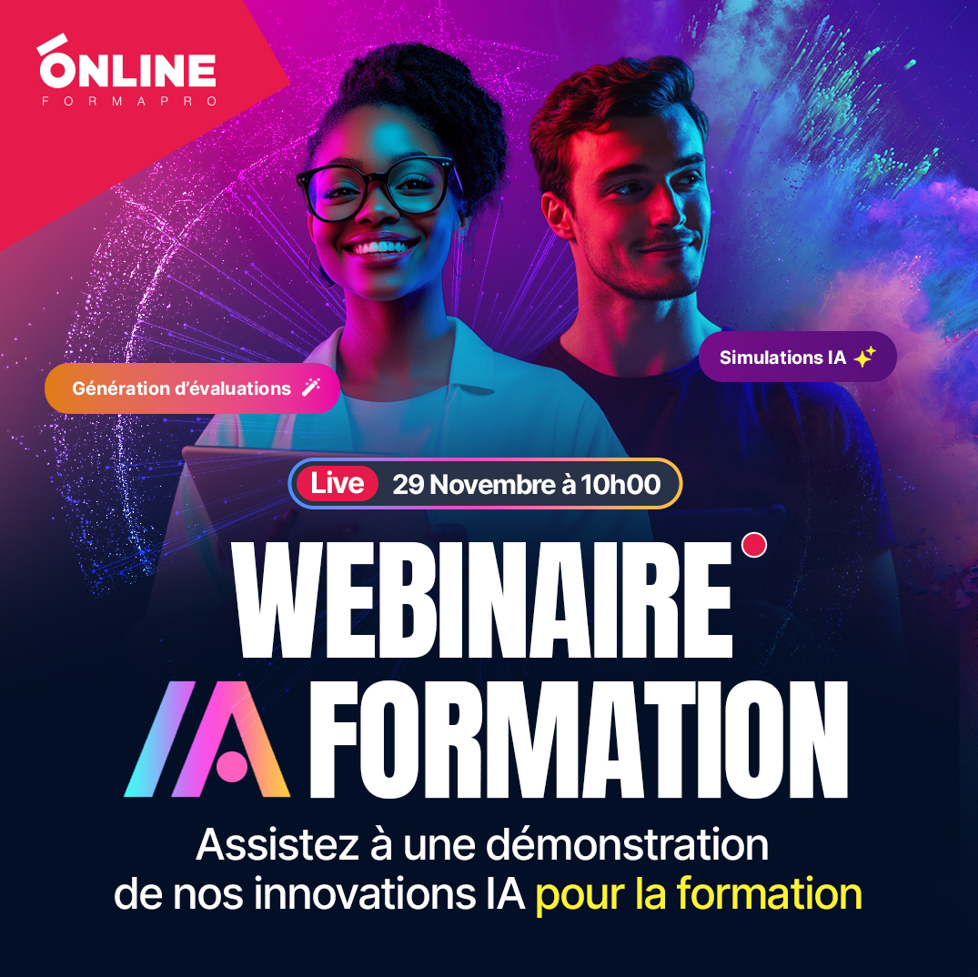 Webinaire IA & Formation : Démonstration de nos innovations IA pour la formation